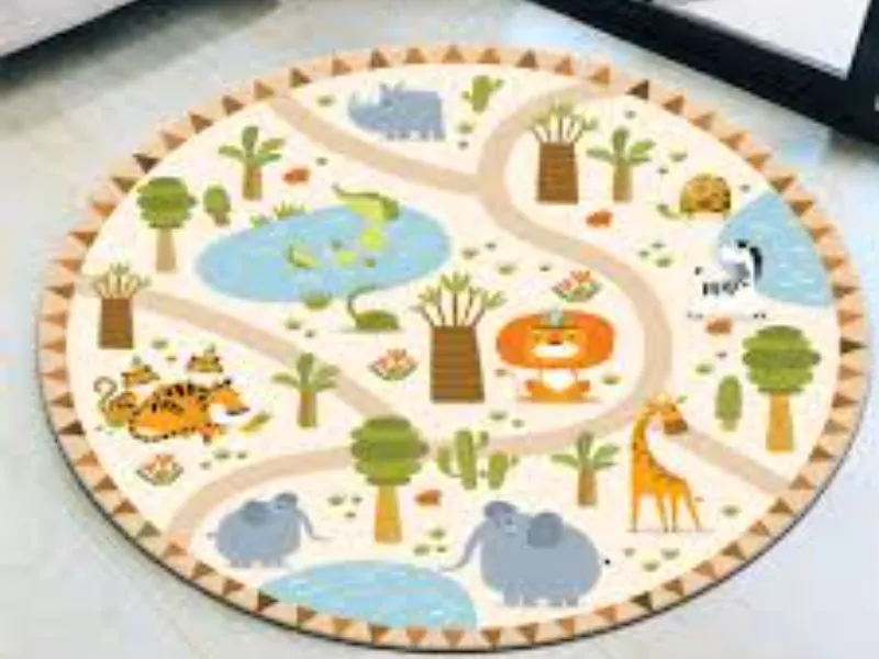 Round Rugs  for Dining and Kitchen